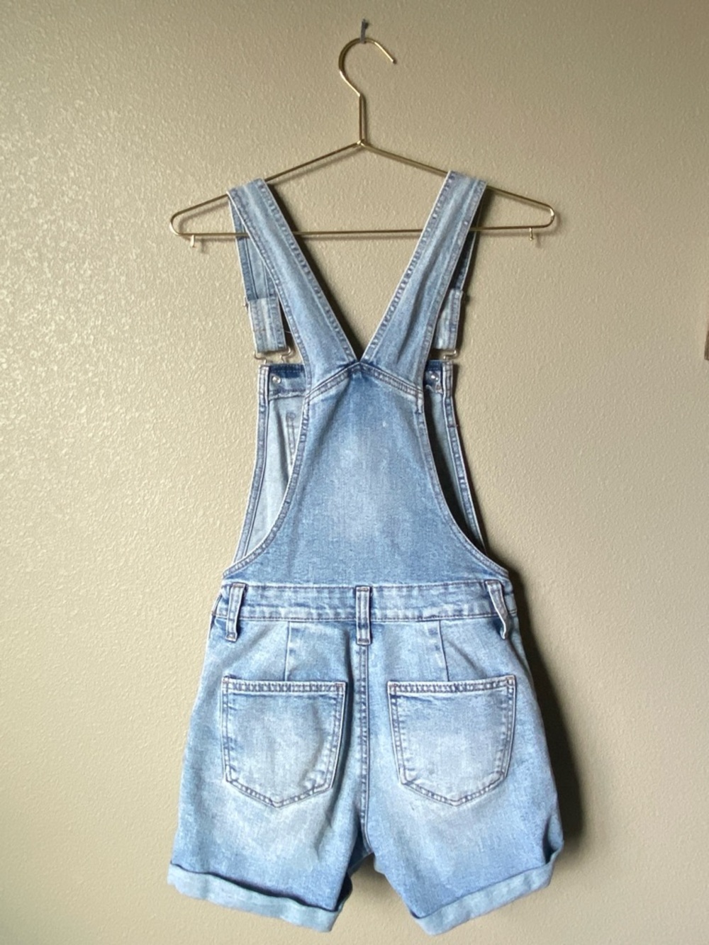 Celebrity Pink Denim Overall Shorts XS - Picture 2 of 5